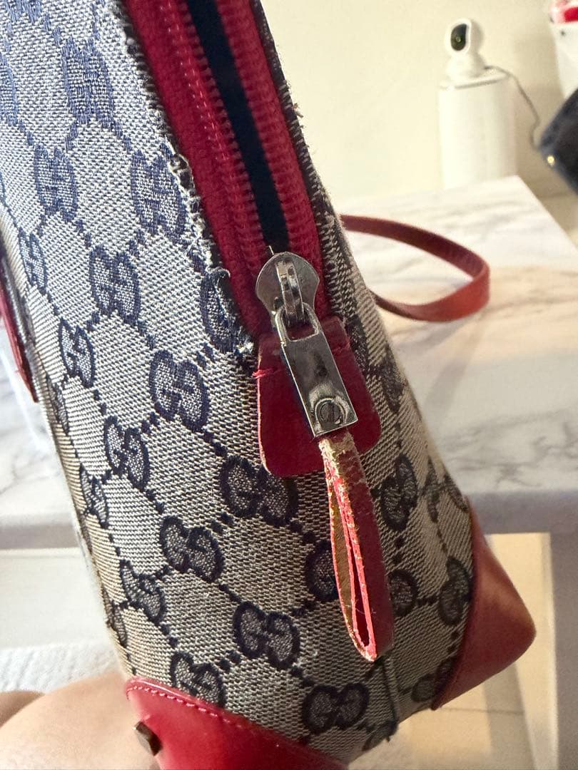 GUCCI ハンドバッグ 赤 トートバッグ