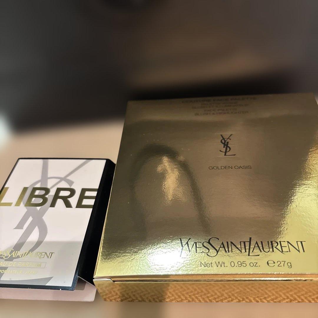 未開封YSLクチュールフェイスパレット　リブレオーデパルファムサンプル付き