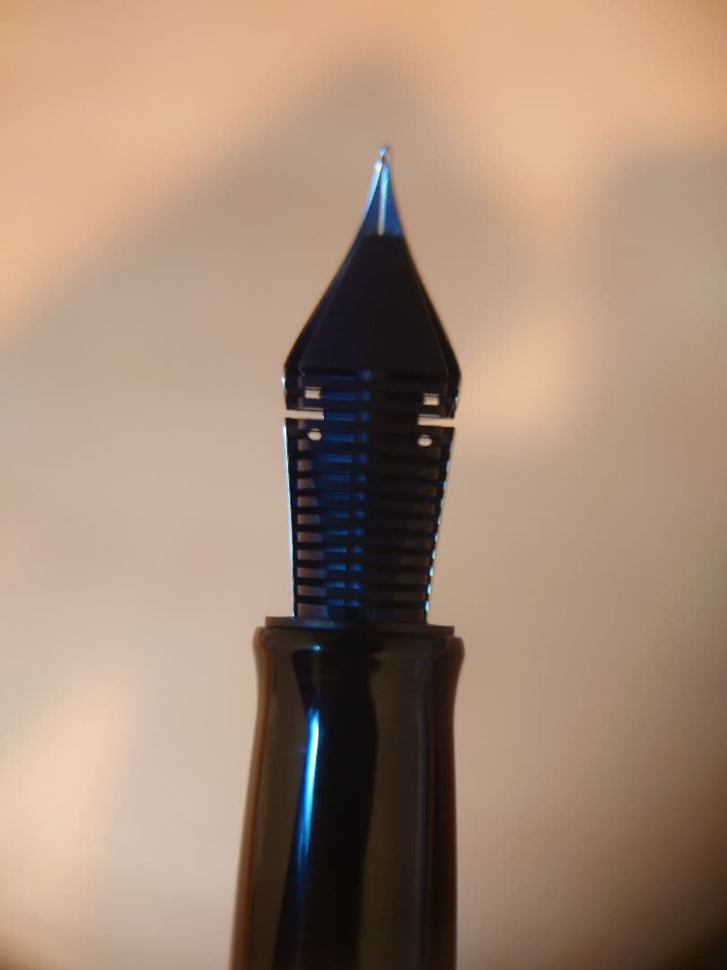 WANCHER　世界樹漆　フレックスニブ　字幅F 細字　万年筆