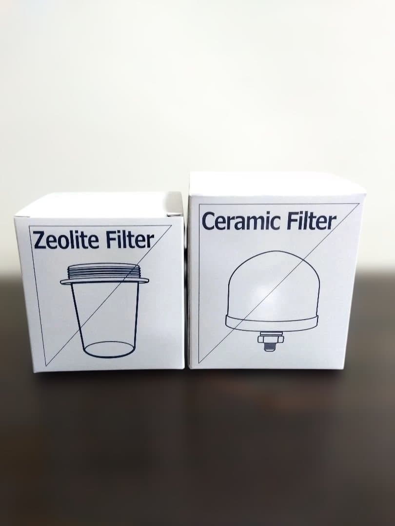 クラブエコウォーター セラミックフィルターとゼオライトフィルター