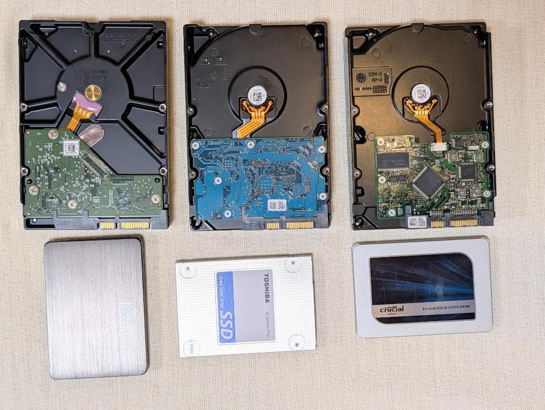 SSD×3 HDD×3 HDDケース - 内蔵型SSD本当に 安い 通販