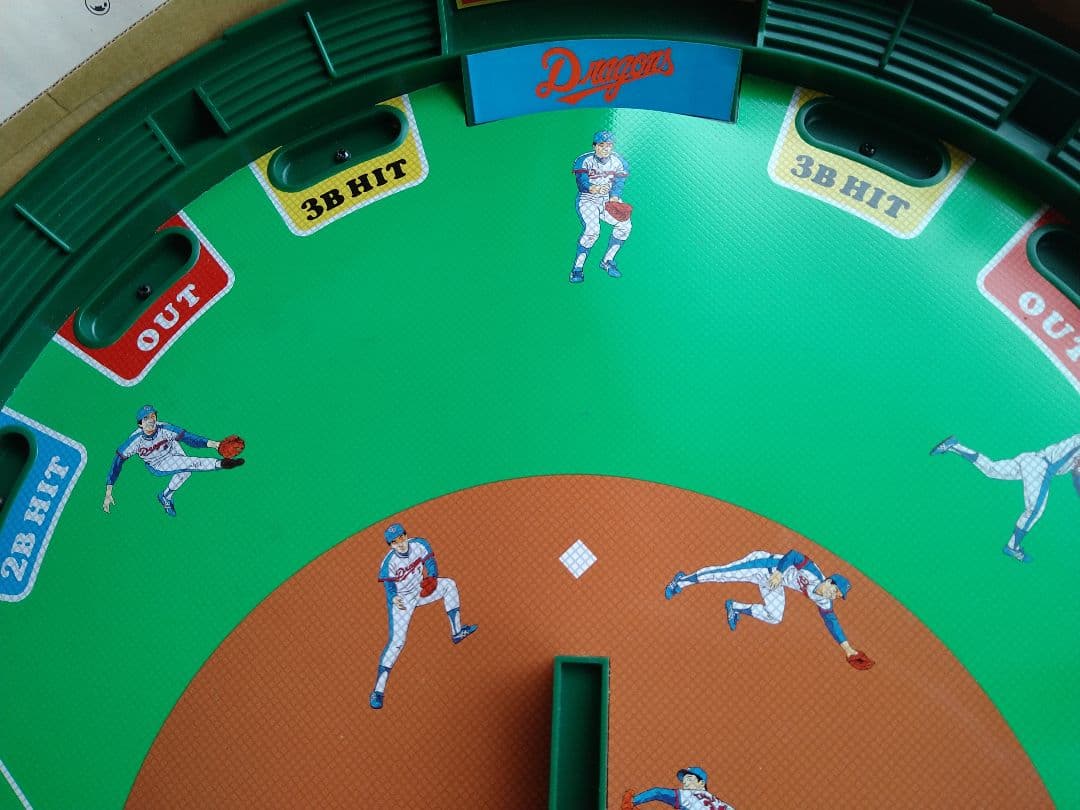 中日ドラゴンズ　野球盤　ツクダ　ナゴヤ球場　ドラゴンズスタジアム　レア新品未使用