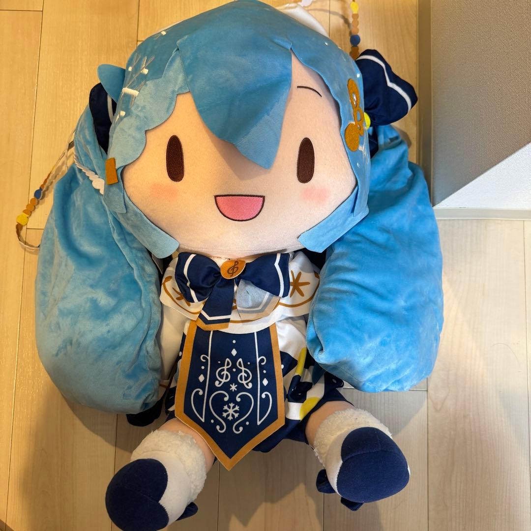 雪ミク2021どでかジャンボふわふわぬいぐるみ 初音ミク】雪ミク2025