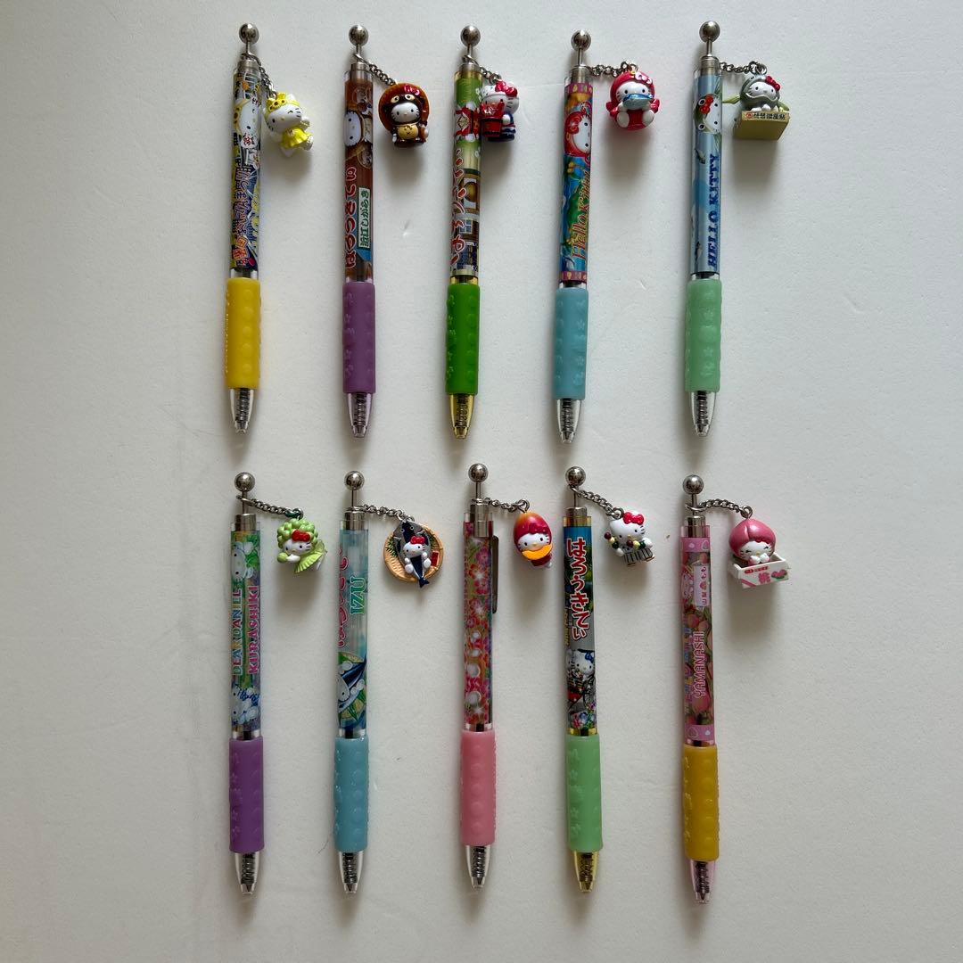 ハローキティ ご当地限定ボールペン99本&シャープ12本セット