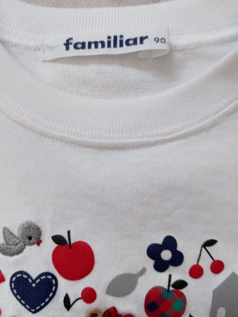 familiar ファミリア 長袖トップス 現行品 90 女の子 Tシャツ - メルカリ