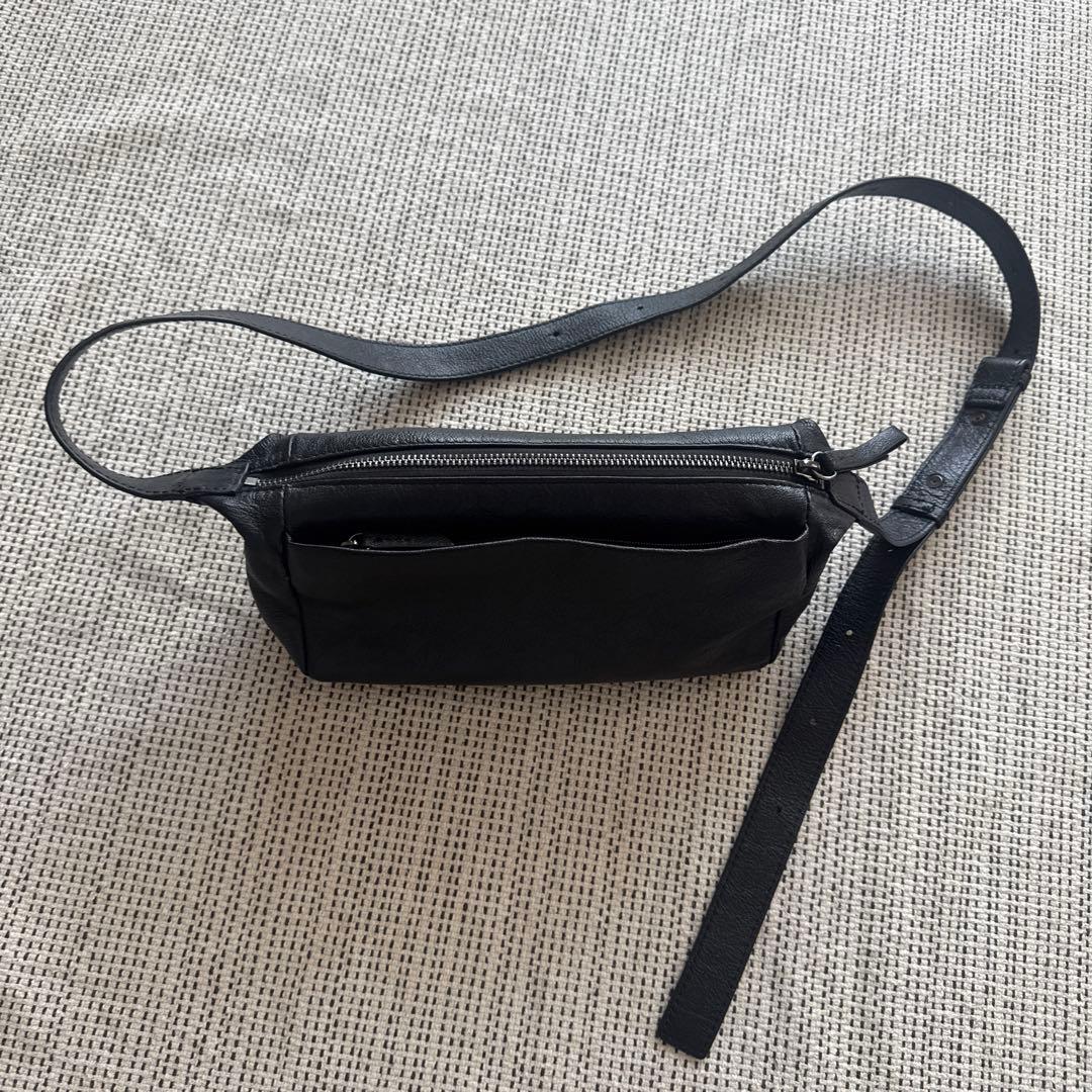 《本革/220g》ボックスショルダーバッグ