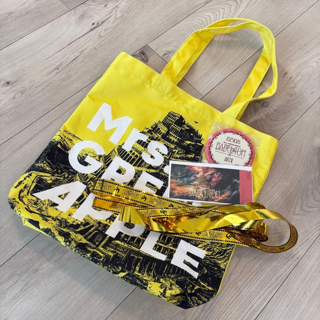 Mrs. GREEN APPLE リンゴジャムシート 特典 トートバッグ バベル