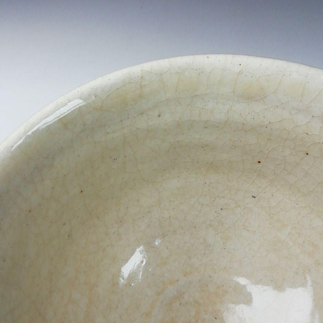 T118 茶碗 『粉引赤絵 茶碗』『小山路窯 江口勝美』 共箱 抹茶碗