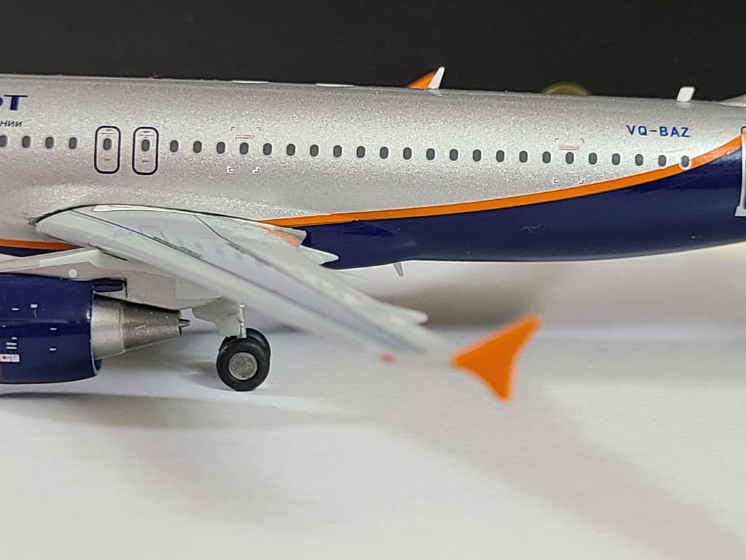 希少！ジェミニ 1/200 A320 アエロフロートロシア航空 VQ-BAZ 模型