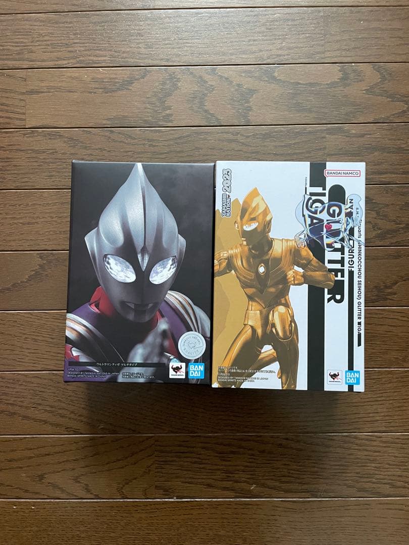 SHFiguarts 真骨頂製法グリッターティガ＋ウルトラマンティガマルチタイプ S.H.Figuarts（真骨彫製法） グリッターティガ | TAMASHII NATION 2023