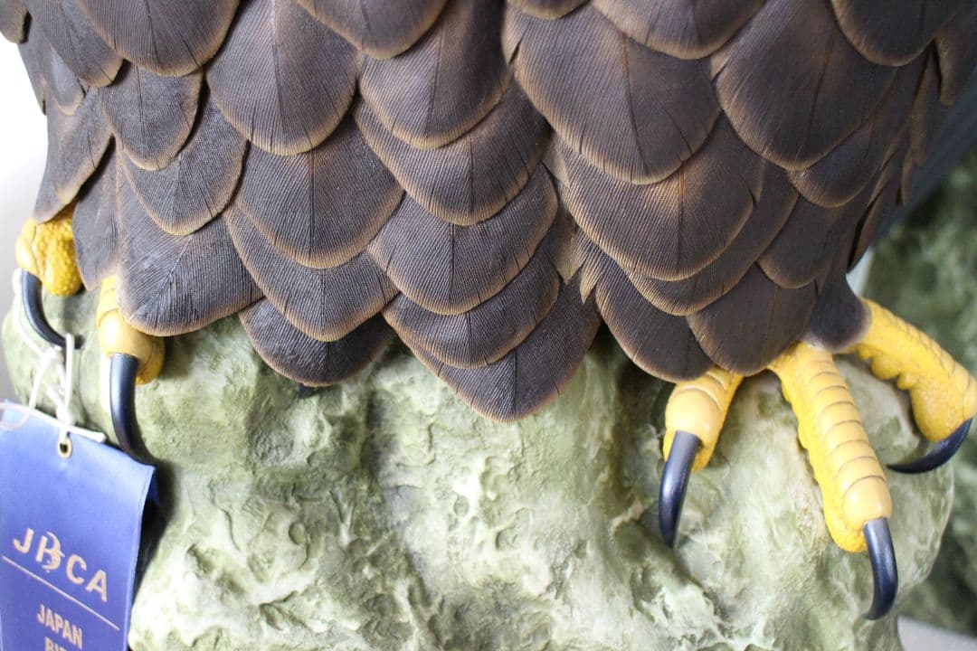 バードカービング ハクトウワシ（リアルサイズ） 美術品・アンティーク