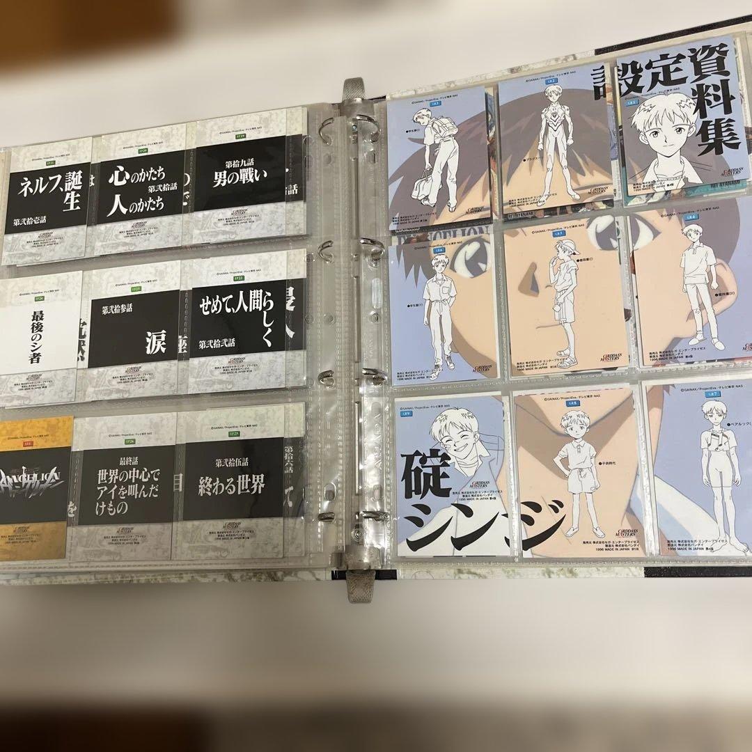 カードダスマスターズ　エヴァンゲリオン　第壱集　セミコンプセット　バインダー付き