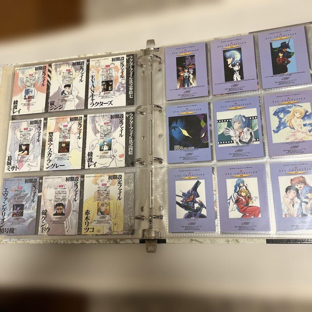 カードダスマスターズ　エヴァンゲリオン　第壱集　セミコンプセット　バインダー付き