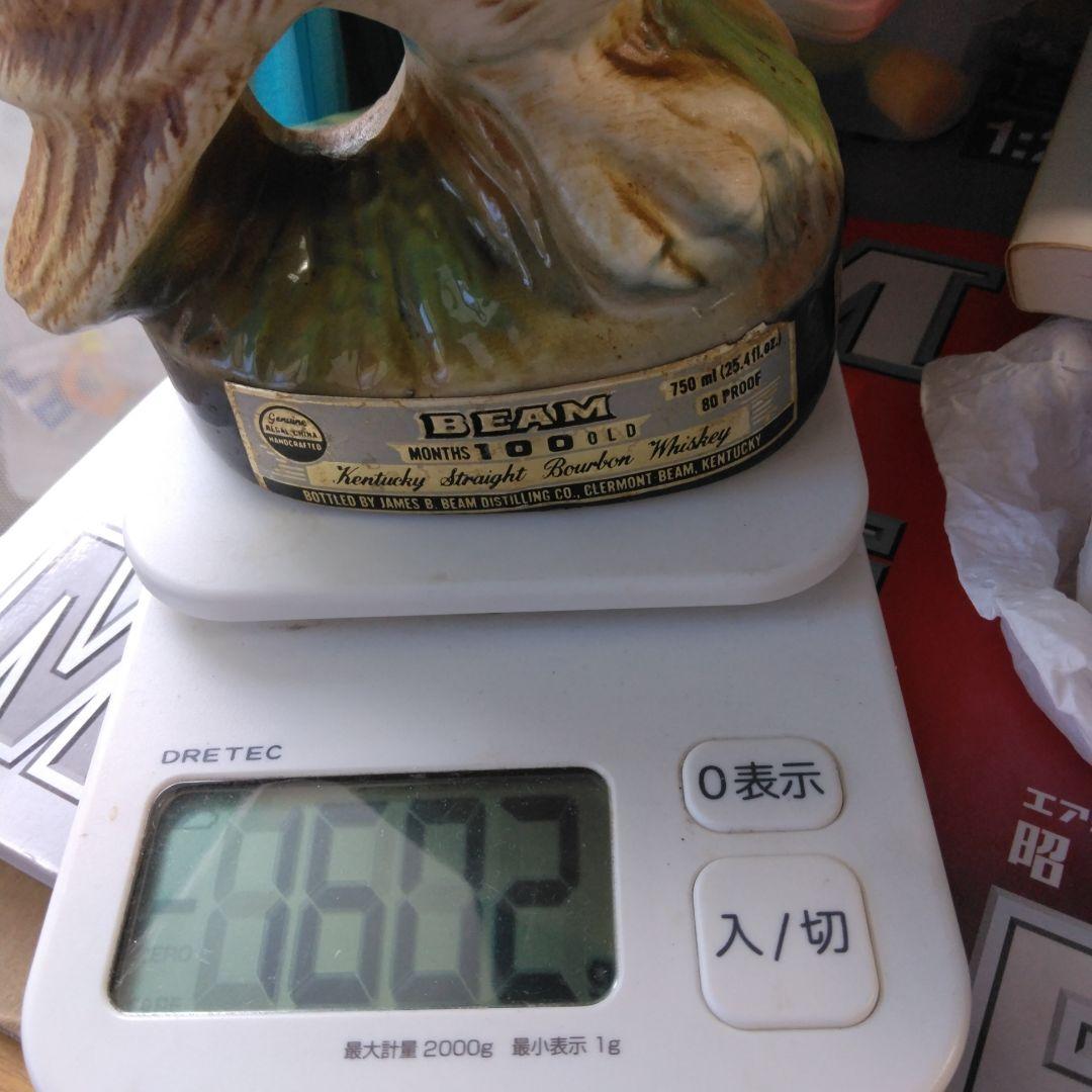 ☆BEAM フクロウ型ウイスキー特級 （陶器製)