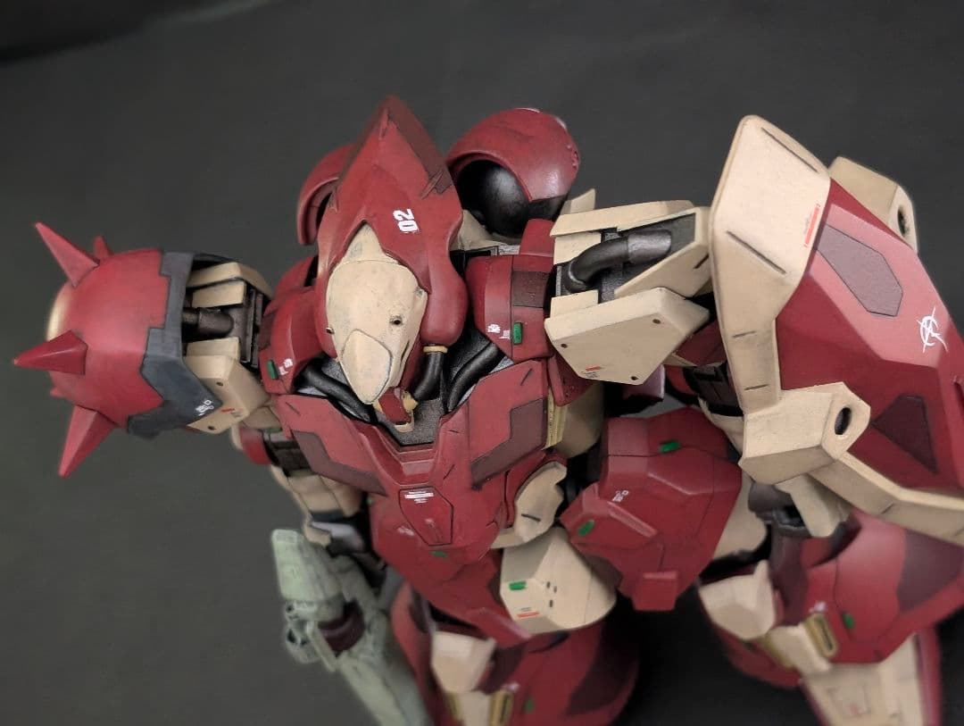 HG メッサーF02型 全塗装 改修 完成品 閃光のハサウェイ ガンプラ