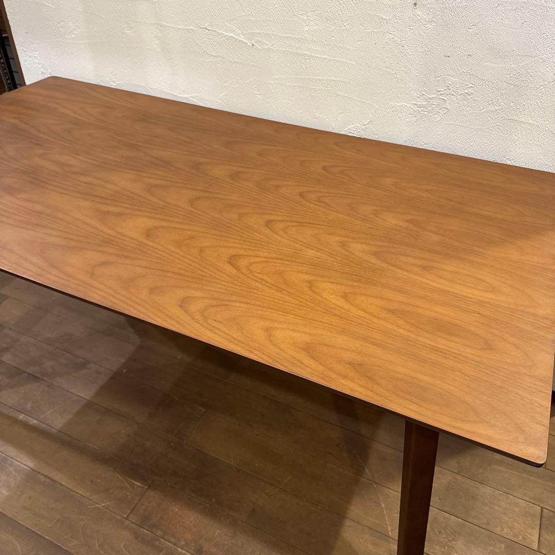 ダイニングテーブル ウォルナット化粧板 150×80cm