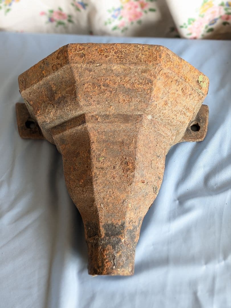 イギリス アンティーク 鉄製 シャビー 吊りプランター 壁掛け