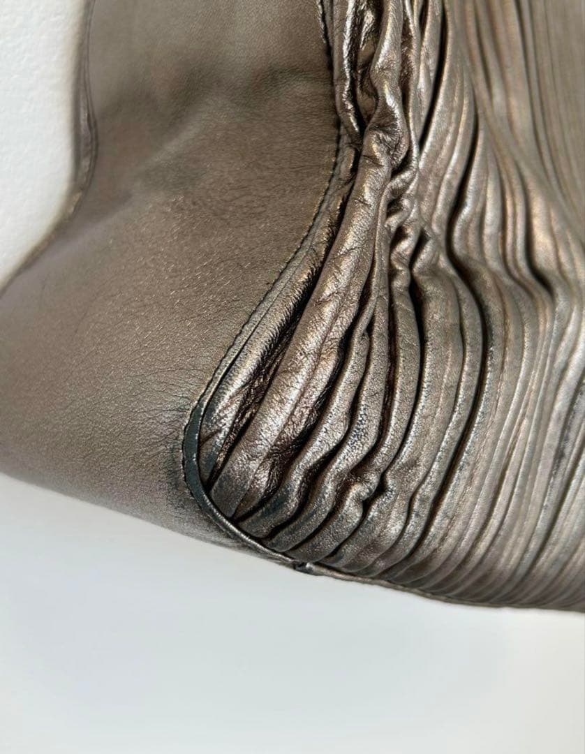 BVLGARI ブルガリ モネーテ　ハンドバッグ　チェーントート　ナッパプリセ