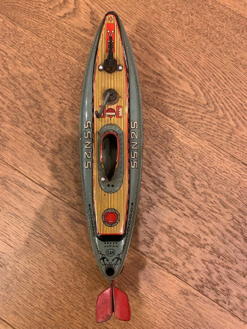 昭和レトロ 日本製 マルサン ブリキ潜水艦 Yahoo!オークション