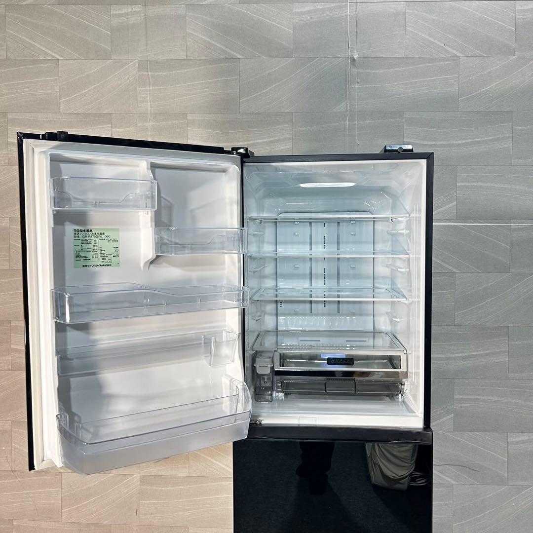 TOSHIBA 冷蔵庫 465L 大型 家電 5ドア 大型冷蔵庫 d4762