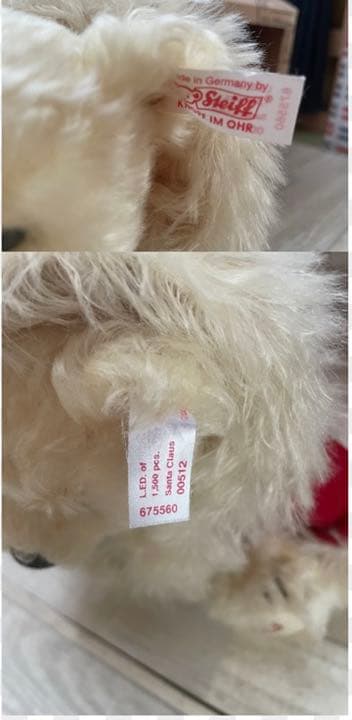 シュタイフ 銀座 Steiff 2001年 クリスマス限定 テディベア - メルカリ