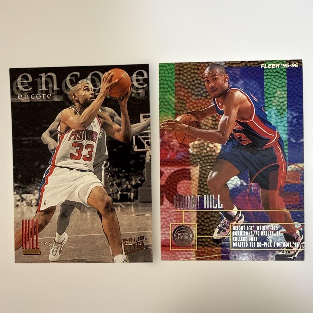 グラント・ヒル トレーディングカード2枚セット 1995-96 - メルカリ