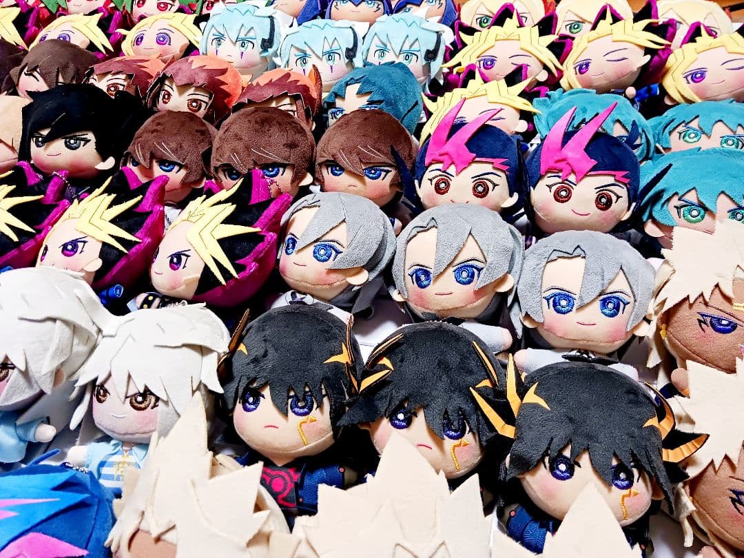 【75体+αおまけ】遊戯王 遊☆戯☆王 みにコレ ぬいぐるみ マスコット まとめ