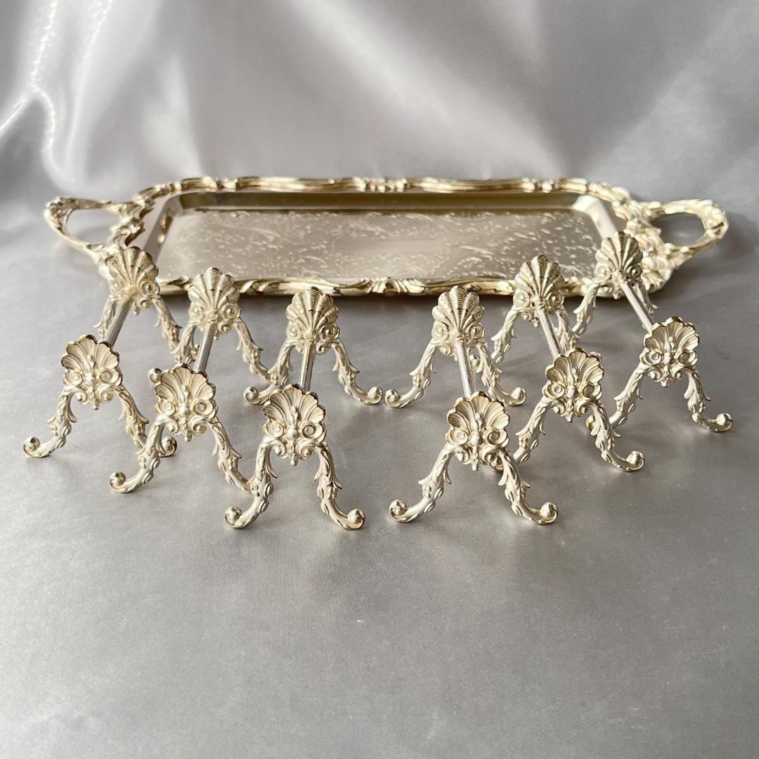 【仏蘭西】 シェルのナイフレスト / カトラリーレスト 6個【シルバープレート】