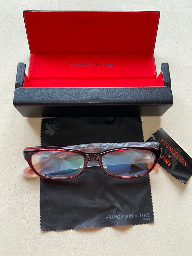 新品未使用　エヴァンゲリオン✖️JINSコラボ 綾波レイモデルのみ　紺