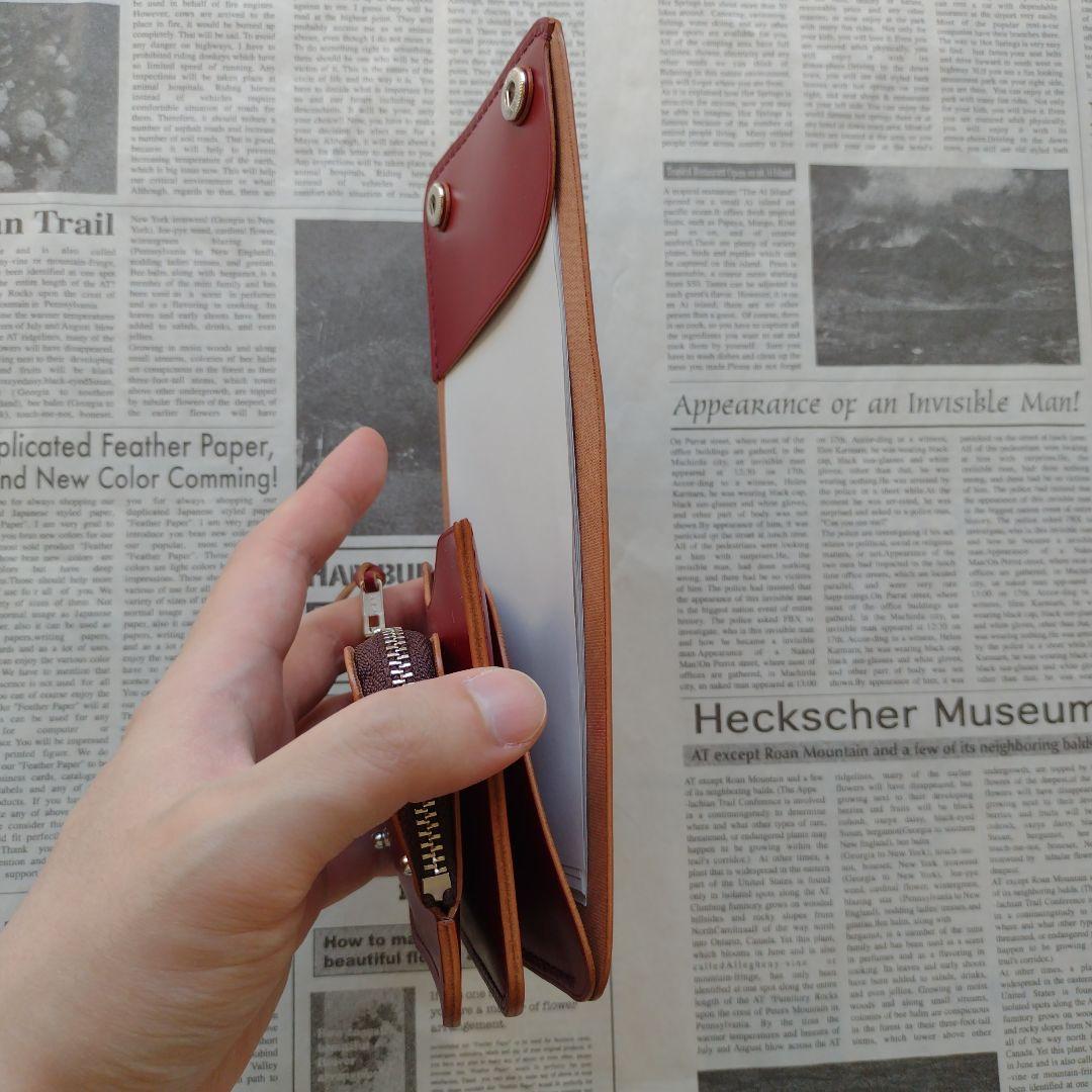 やや訳あり　総コードバン　ショートトラッカー　ウォレット