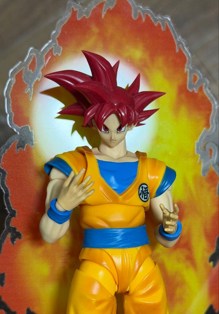 【特典付き】S.H.Figuarts 超サイヤ人ゴッド+ヘッドパーツ セット