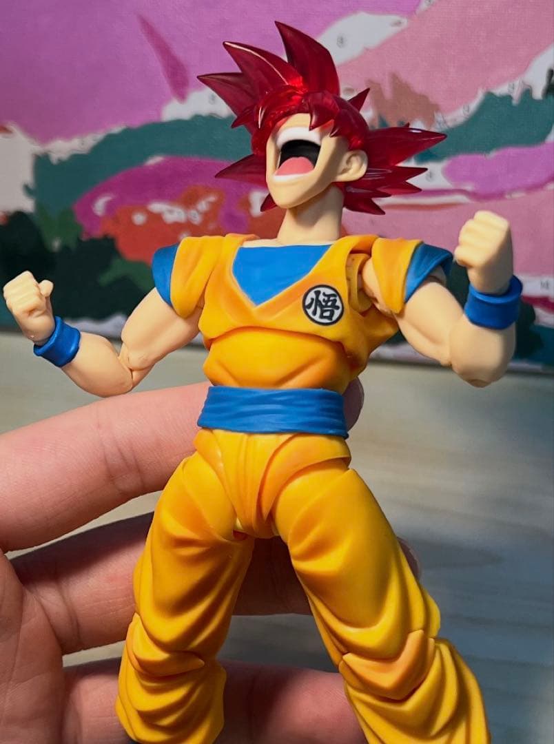 【特典付き】S.H.Figuarts 超サイヤ人ゴッド+ヘッドパーツ セット