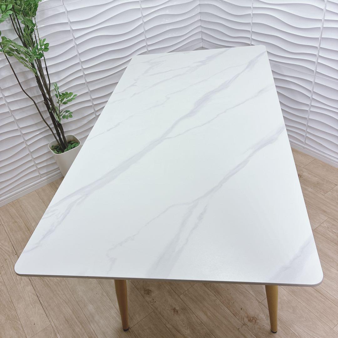 ◇ダイニングテーブル◇大理石調◇幅約160cm◇大阪兵庫京都奈良滋賀和歌山◇