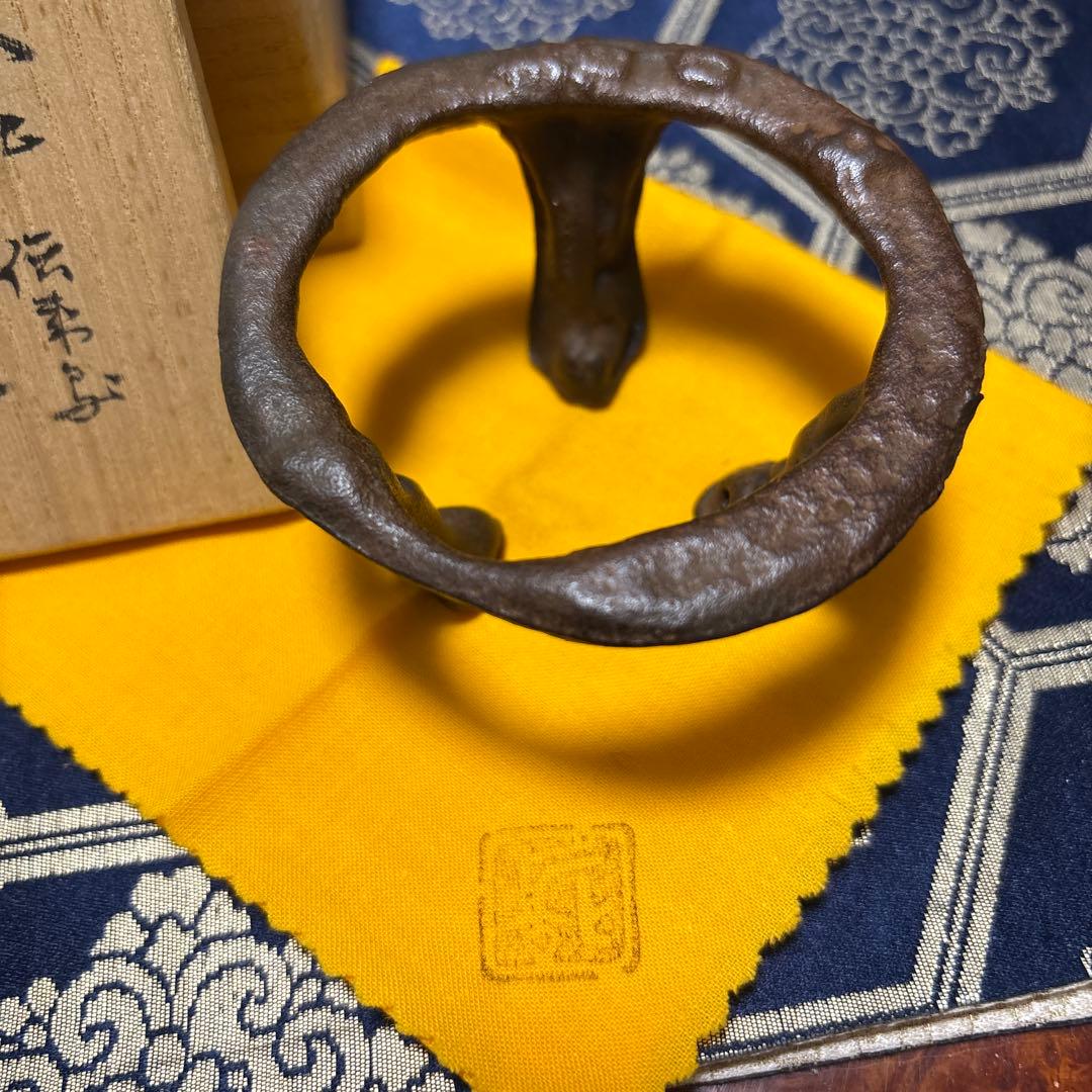 鉄製 茶道具 形 手書き木箱付きの通販はau PAY マーケット - 輸入雑貨