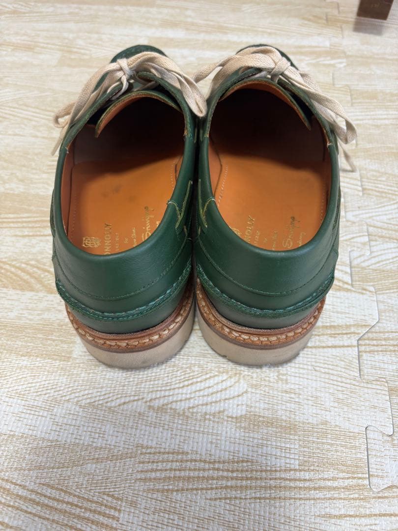 Jalan Sriwijaya×CONNOLLY LEATHERのボートシューズ