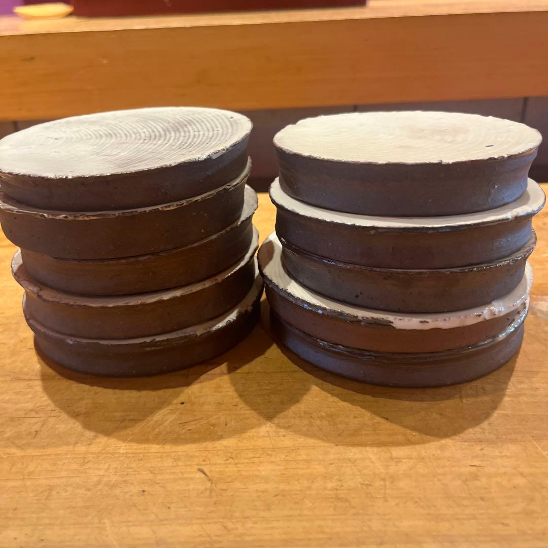 辻村塊　　丸皿　　10枚