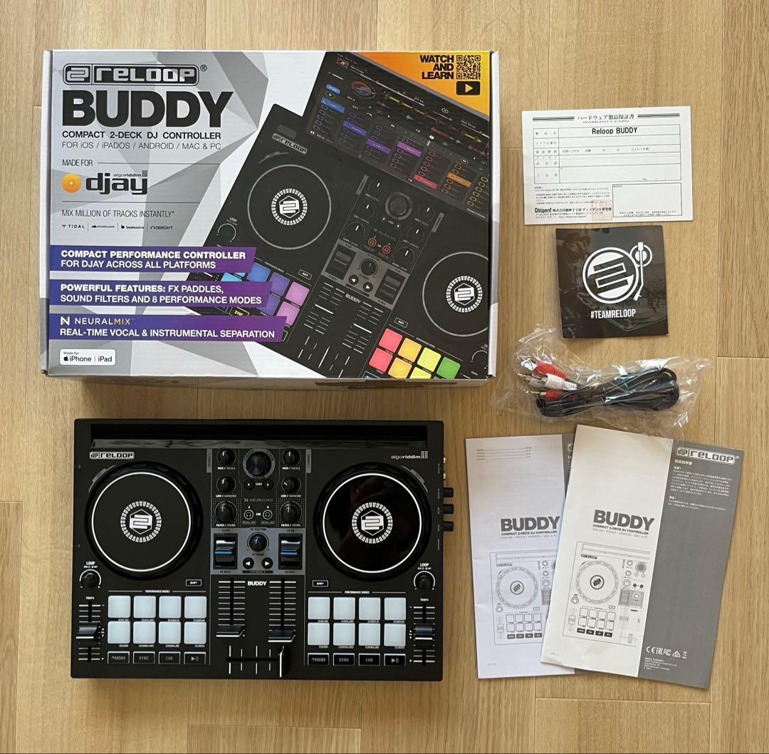 ③Reloop Buddy DJコントローラー Reloop Buddy | Compact 2-Deck DJ Controller for djay – DJKIT®