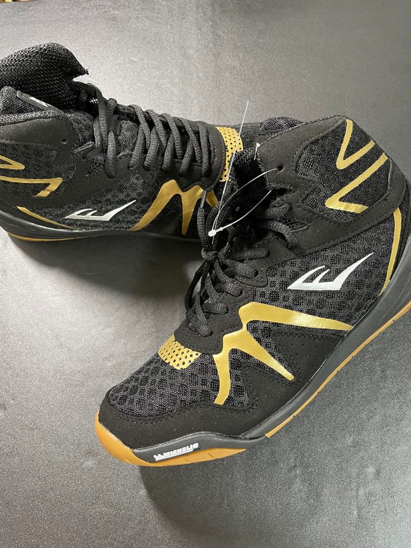 Everlastエバーラストエリートハイトップボクシングシューズ レッド