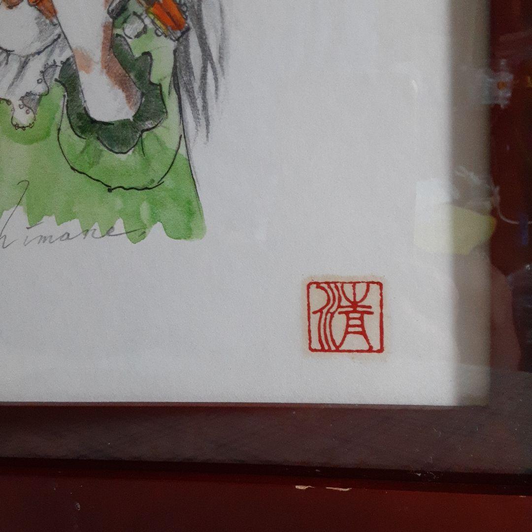 島根清手彩色絵画