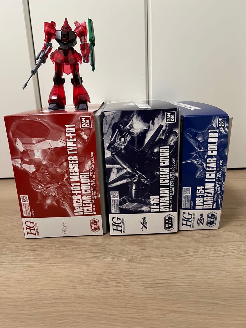 HG メッサー、バイアラン 、バーザム、おまけガルバルディ（クリア