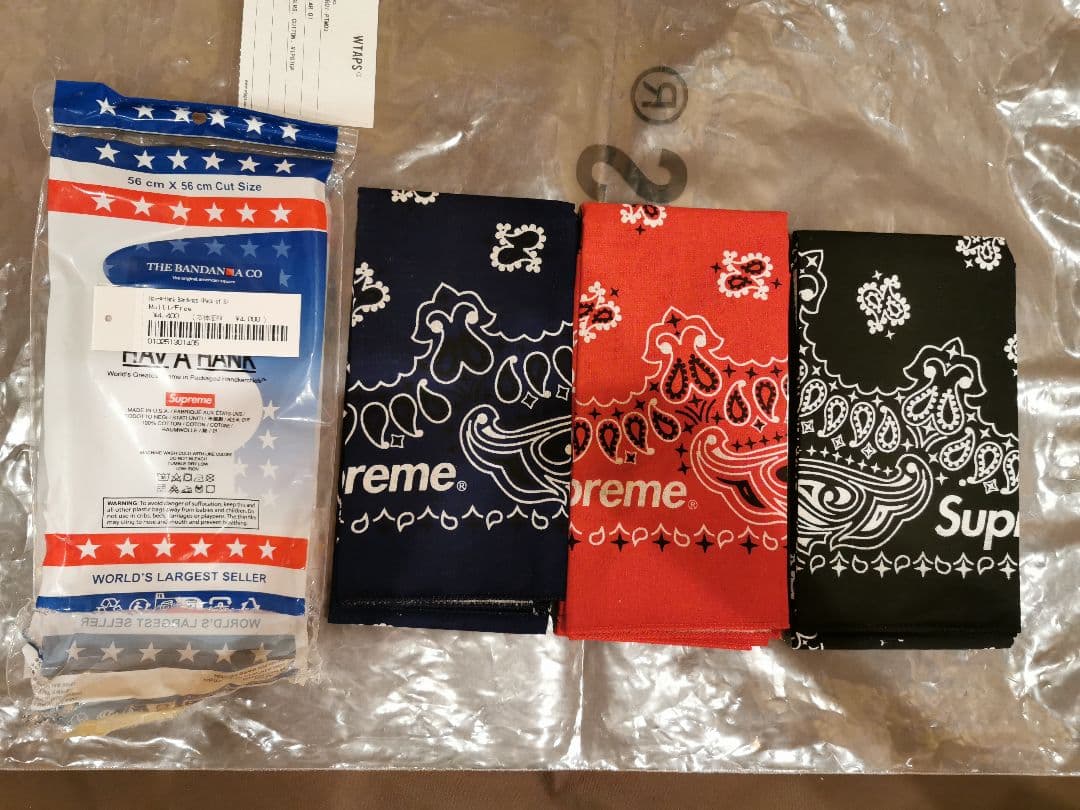 Supreme Hav-A-Hank Bandanas バンダナ 三色セット
