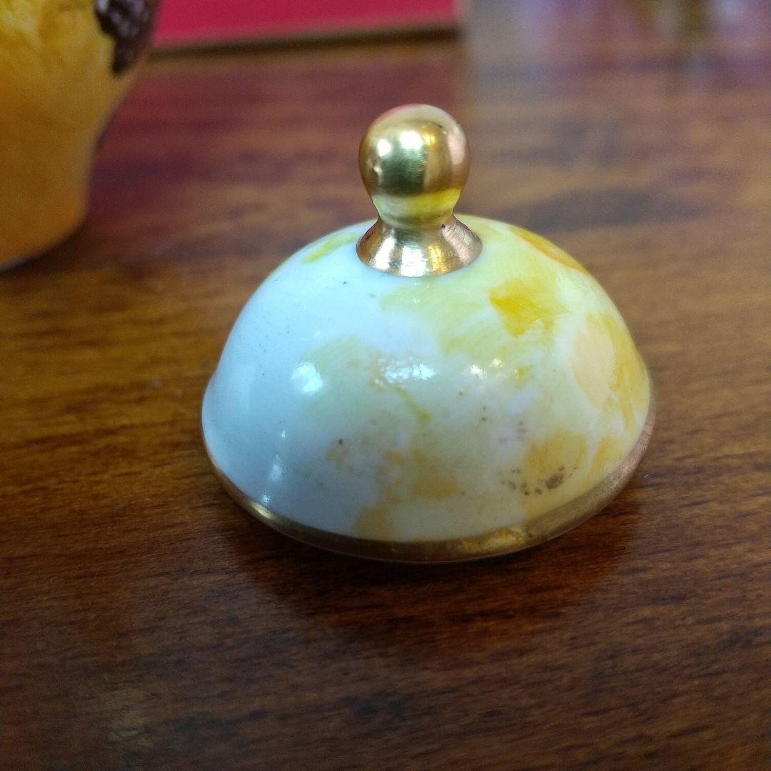 英国 Caverswall 手描きミニチュアティーポット