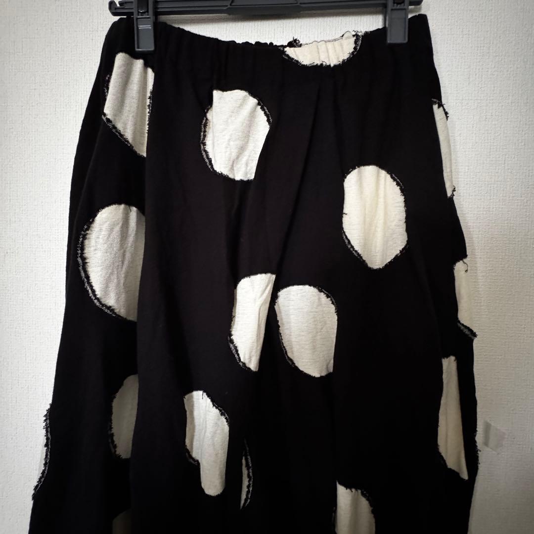 芽風 センソユニコ ドット サルエルパンツ