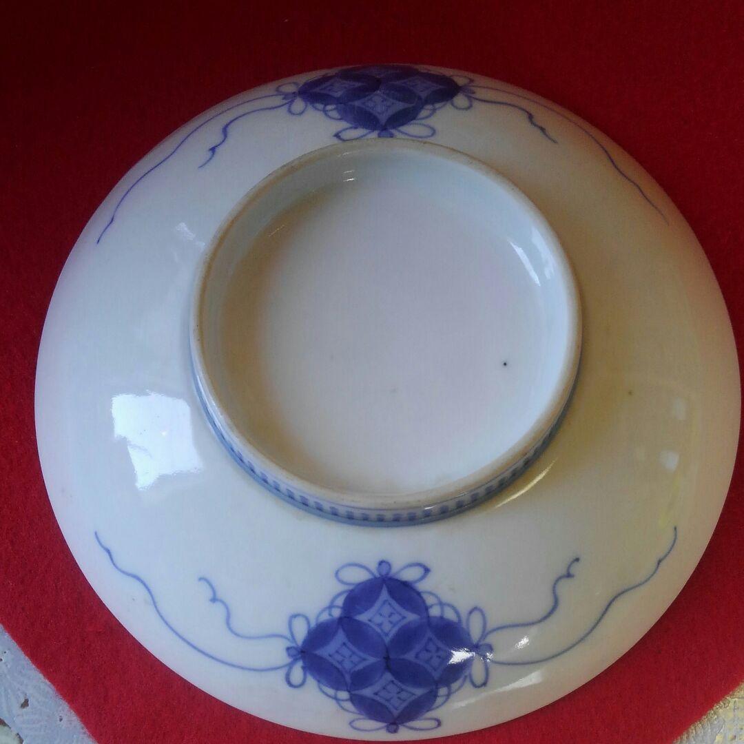 江戸後期鍋島 若松染付5寸皿 無傷の通販はau PAY マーケット - 輸入