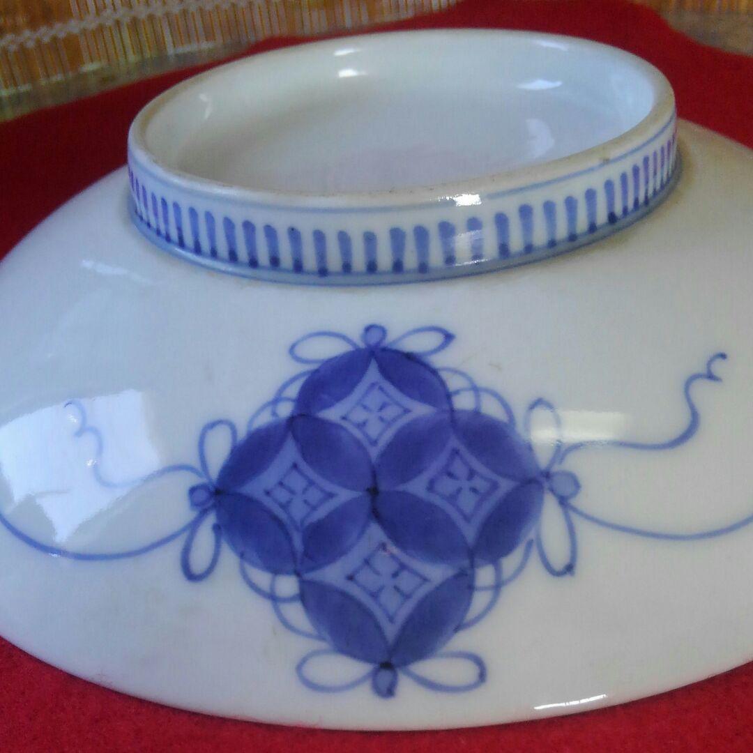 江戸後期鍋島 若松染付5寸皿 無傷の通販はau PAY マーケット - 輸入