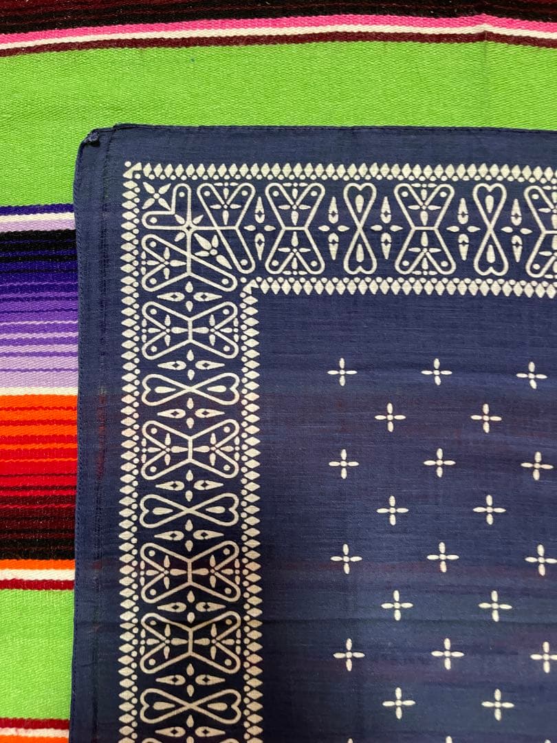 【Eye 】⑧⓪⑦60s USA製 バンダナ WAMCRAFT クロス柄