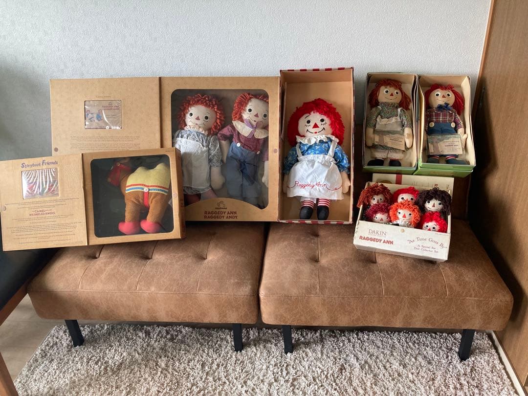 シリアルNo付きアン＆アンディ 特大サイズ ラガディアン＆アンディ