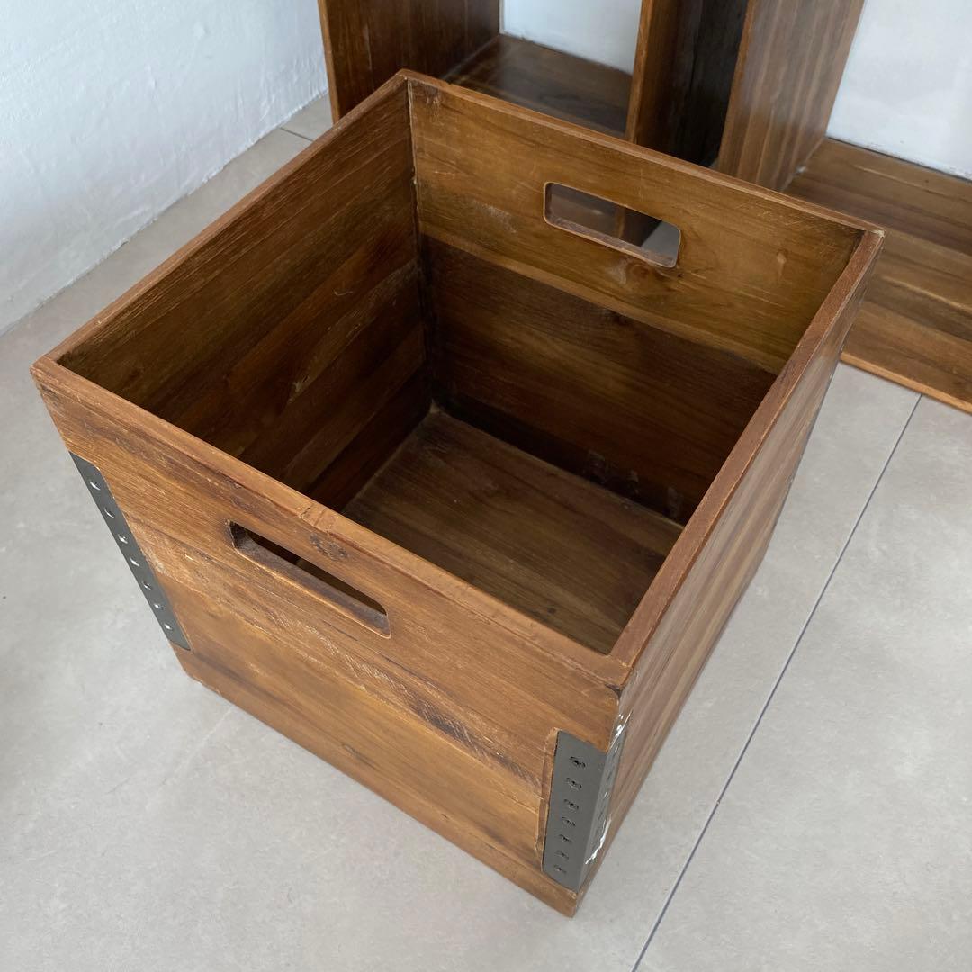 送料込み アクメファニチャー TROY OPEN SHELF&BOX 4点セット ACME