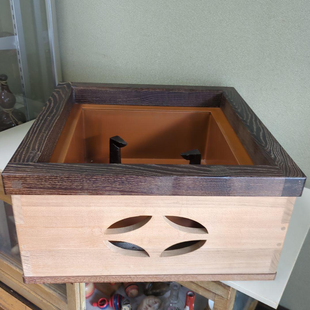 山本進也 野菜蒔絵 大型お重 一段 漆器 45cm 作家物