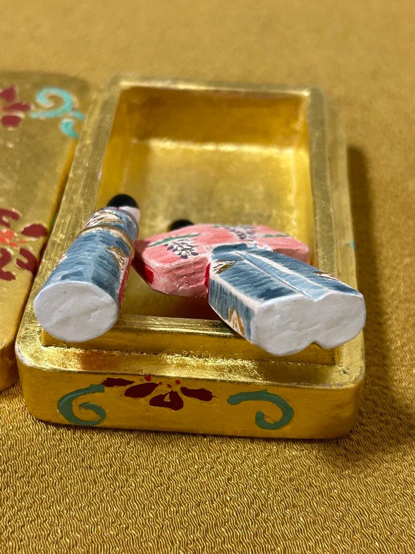 二代目 戸畑茂四郎 箱雛 博多人形作家 茂四郎人形　立雛人形